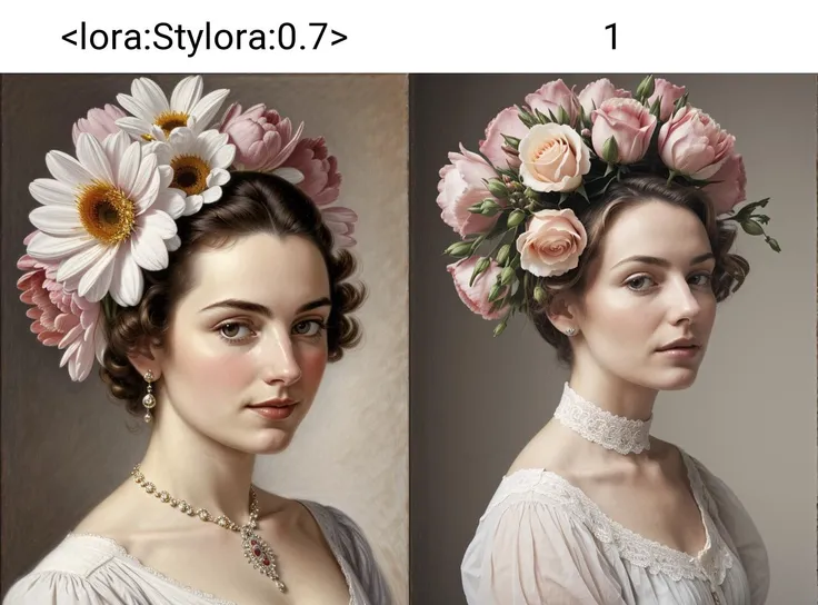 a painting of a woman with <lora:Stylora:0.9>,