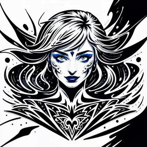 ((((Sticker)))) ((vector art)), A tiny fairy woman, logo, <lora:Stylora:0.7> highly detailed, style, <lora:abstractor_yiu_v14:0.6> lightning in the background, detailed absurdly
