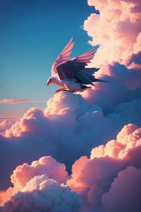 Thoughts fly out of my head, neurothoughts, chat, various beautiful clouds,