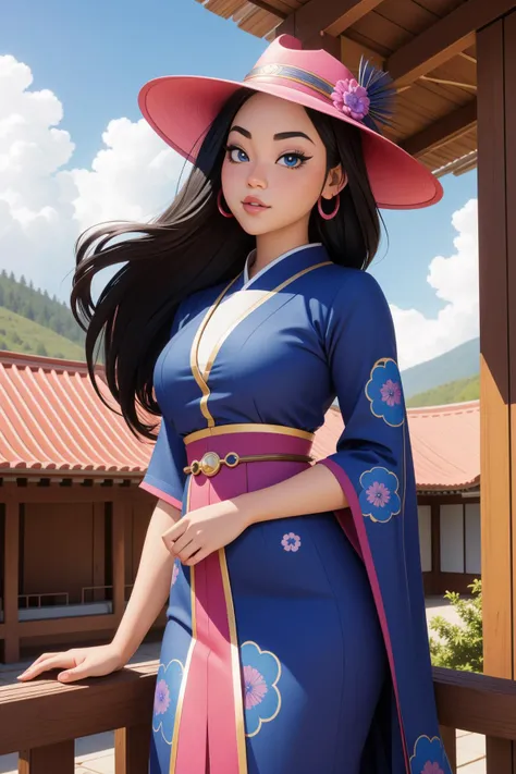 1girl, [ (designed by Suehiro Maruo:0.8) | (Berndnaut Smilde:0.9) ], manga art, 8k Digital painting, pretty, establishing shot of a Hyper-Creative Uninspired stout Malaysian Eskimo (Female [Brownie:Katy Mixon:1]:1.3) - Ladybird hybrid, she is feeling very lonely, in a very Personal Lazuli Qing Dynasty Adobe Trapper hat from the 2500's, she has Side swept hair, Katy Mixon has a Arcadian Taiwanese deep pink Samurai Mask, Empty Eyes, from inside of a Sprawling The Alhambra, crowded vegetation and Cosmic microwave background in background, Sunny, soft focus, Simple illustration, Zen, Victorian Gothic Art, split lighting, 800mm lens, Vibrant Color, full of Indigo, triadic, charming Blue eyes, sharp and in focus, Flickr, contest winner, cityscape, expressive