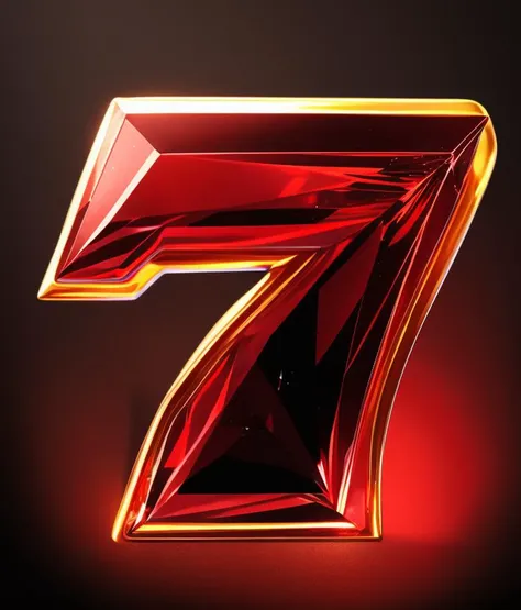 (masterpiece), (photorealistic:1.3), object, red sign 7 , gem, (best quality:1.0), (((nobody))), (((red diamond))), golden frame, cinematic lighting, ((subsurface glow)), (volumetric), shiny gem, red diamond, lumine, dazzling, feceted, jewel, jewelry, gem stone, sharp focus, High Detail, hdr, vivid colors, black background, realistic