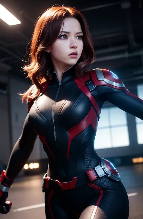 realistic, 3D, anime, pixar, masterpiece, best quality, Marvel Black Widow, combat suit, highly detailed eyes, smooth, fight, perfect face, hd, 2k, 4k, 8k, 16k, extremely detailed 8K, high resolution, Spaceship background, ultra quality, glare, Iridescent, Global illumination, real hair movement, realistic light, realistic shadow, new york city, (extremely detailed CG unity 8k wallpaper), trending on ArtStation, trending on CGSociety, High Detail, Sharp focus, dramatic, photorealistic, beautiful background, full shoot, high quality, (beautiful face), (detailed face), detailed hands, beautiful hands