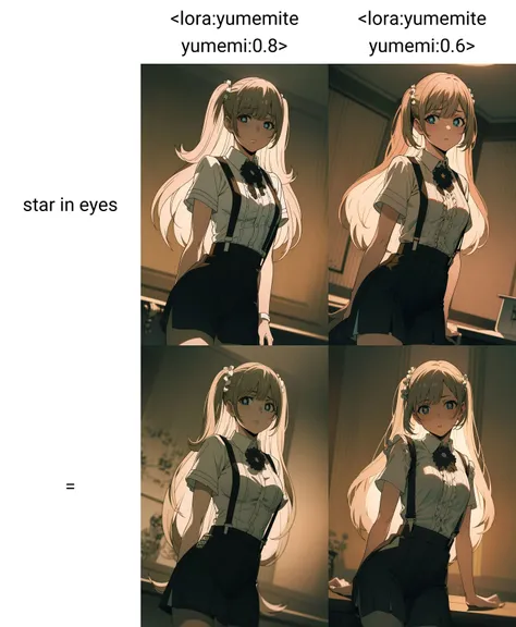1girl, <lora:yumemite yumemi:0.8>,star in eyes,suspenders,epic , faded, ((neutral colors)), art, (hdr), (muted colors), pastel, hyperdetailed, warm lights, dramatic light, (intricate details), vignette, complex background, rutkowski