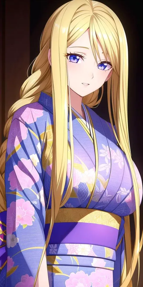<lora:florence_aliciaV1:0.7> florence_alicia, huge_breasts, standing, solo, kimono,, masterpiece, best quality, detailed face, detailed eyes, highres,