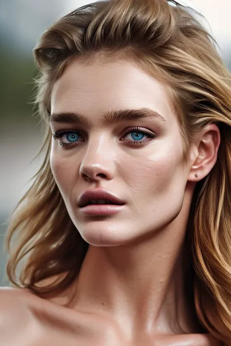 (close-up:1.0) photo of (CR-NataliaVodianova-frankyfrank2k:0.9) as (young:1.0) woman, (oiled skin:1.0), (tilted angle shot:1.0), (slick undercut hair:1.2),
(8k uhd:1.0), (best quality:1.0), (masterpiece:1.0), (sharp focus:1.0), (basic grey backdrop:1.0),
