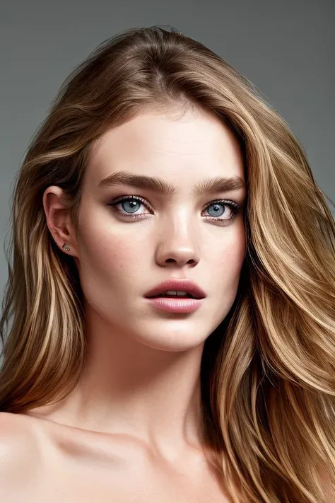 (close-up:1.0) photo of (CR-NataliaVodianova-frankyfrank2k:0.9) as (young:1.0) woman, (oiled skin:1.0), (tilted angle shot:1.0),
(8k uhd:1.0), (best quality:1.0), (masterpiece:1.0), (sharp focus:1.0), (basic grey backdrop:1.0),
