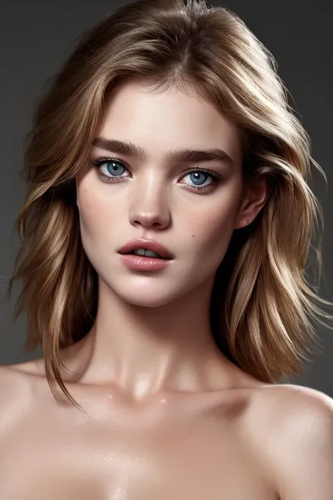 (close-up:1.0) photo of (CR-NataliaVodianova-frankyfrank2k:0.9) as (young:1.0) woman, (oiled skin:1.0), (tilted angle shot:1.0), (undercut hair:1.1),
(8k uhd:1.0), (best quality:1.0), (masterpiece:1.0), (sharp focus:1.0), (basic grey backdrop:1.0),