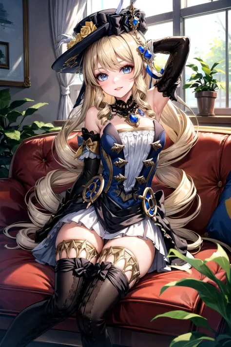 NSFW, masterpiece, Best quality, Ultra high definition, Maximum resolution, Very detailed, Professional lighting, anime, single girl, slender, very cute, young face, hands restrained, armored dress, blue and white armor, white panties, golden decoration, ripped clothes,Tattered and torn clothes, wet clothes, (sheer clothes: 1.1), fluffy breasts, blonde hair, blue eyes, crying, tears, lying down, open legs, legs raised, cleavage, ( Multiple Goblins: 1.5), Get by Goblins, Into the Woods