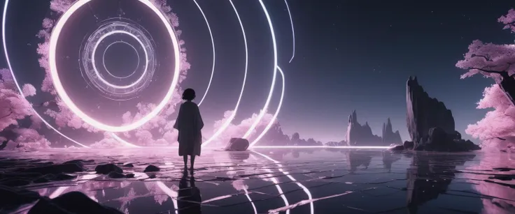 an realistic depiction of dunbell in the forground, and a Nonagon in the background, as fluid fractal
anime, octane render, Fill Light and godrays Reflection/Refraction and Double Exposure and Chromatic Aberration , , unreal engine , Fill Light and Underlighting Matte Painting and high contrast , , intricate Rumiko Takahashi ,