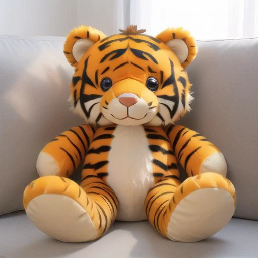 <lora:stuffed_toy1.5v1.2:1>stuffed toy, no humans, tiger,