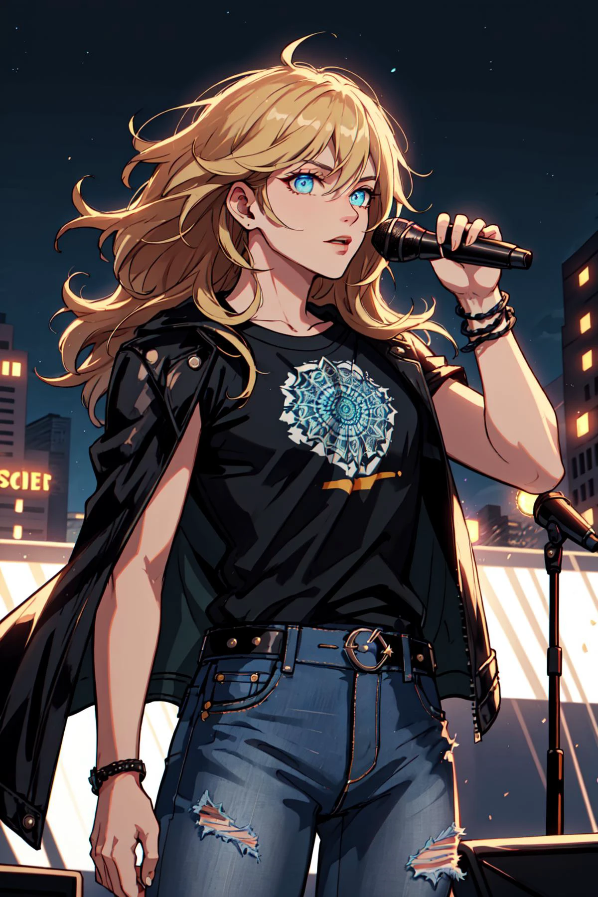 Cent-Angle:0.6, BadBoyVibes-GenderFree EpicMix-TshirtJeansSetting 70sRockstar