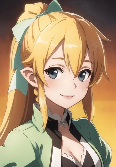 <lora:Leafa:0.8>, Leafa, smile, portrait,, (seductive, alluring, charming:1.3), beautiful, (highly detailed, high quality:1.3)