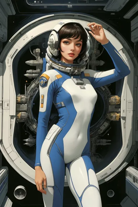 Pilot's Vision, Pov, best quality,master part,altamente detalhado,ultra-detalhado,1 engrenagem ,Piloto de sementes de Gundam , ciborgue ,Latex bodysuit, full-length zipper, ( em Mscockpit,cockpit :1.3), ((POVd NSFW in space))