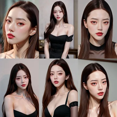 masterpiece, best quality, highres, 8k, RAW photo, <lora:100_GraceVanDien-10:0.7>GraceVanDien,1girl, black hair, shiny skin, pureerosface_v1 ulzzang-6500-v1.1, perfect detailed face, perfect detailed eyes, beautiful detailed eyes, beautiful detailed face, highly detailed face and eye