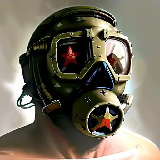 SovietpunkAI gasmask <lora:SovietPunkAIv2:1>