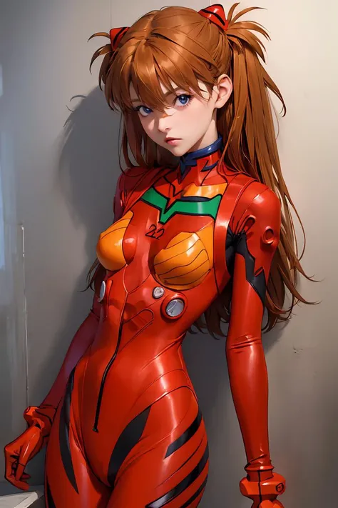 (masterpiece, best quality), 1girl, <lora:asukalangleysouryuu-lora-nochekaiser:1> asuka langley soryu, (souryuu asuka langley:1.5), blue eyes, hair between eyes, headgear, interface headset, orange hair, two side up, bodysuit, long sleeves, plugsuit, red bodysuit,