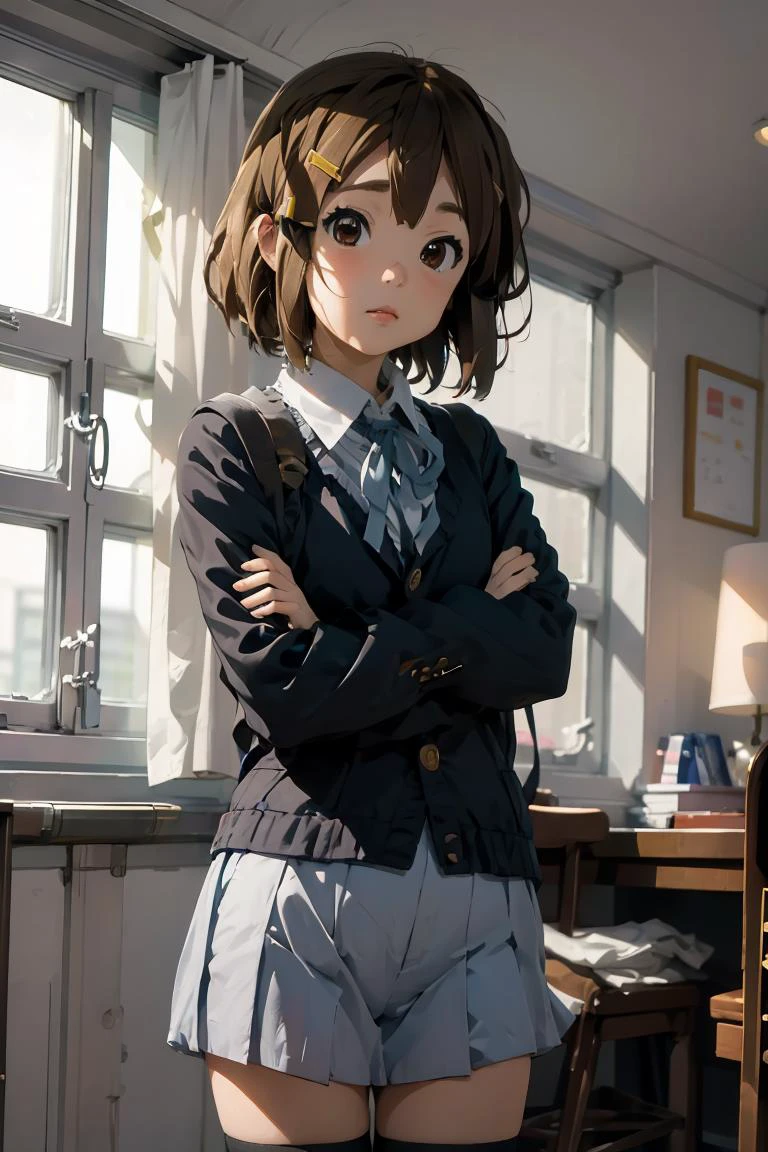 (masterpiece, best quality), 1girl,  <lora:K-On:1>  Yui