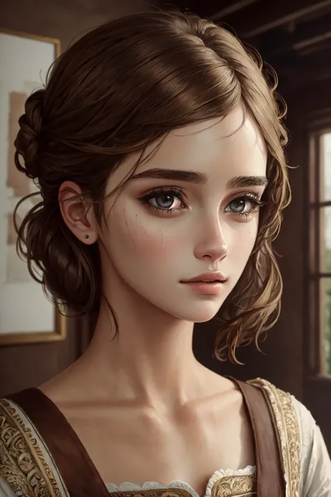 masterpiece, best quality, realistic, 1girl, solo, (eye focus), intricate details, <lora:Waifu-BrianaWildStarV1.4:0.95>