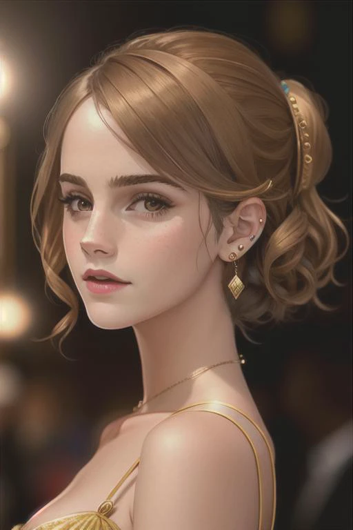 <lora:emmaa-XL-redo-mini:.7> "ohwx woman, Emma Watson", gambling, earrings