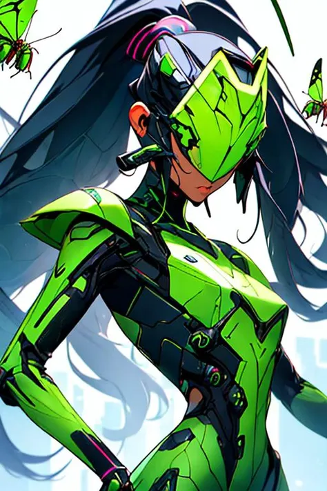 1girl,  (green scifi armor, gauntlets, MantisAI:1.2)  , <lora:MantisAI:0.8> , a photo of a woman wearing armor  , rendered in octane , rendered in unreal engine , realistic photography, ultra-realistic, detailed eyes, photorealistic, realistic, real life, photograph , masterpiece , sharp focus , cinematic lighting , rim lighting ,   black hair , masterpiece, best quality, CG, wallpaper, HDR, high quality, high-definition, extremely detailed , full body  , dark night , rim lighting , front , armored , mantis , insectoid armor , guyver , iridescent beetle carapace , scifi mecha armor , very dark , reflections , raytracing , mantle , shawl , cloak , dragonfly wing , translucent glass armor , thicc , wide hips , thick thighs , asian wearing glasses , futuristic Flat Top Fashion Glasses , holographic full wrap around glasses , Futuristic Cyclops Wrap Around Sunglasses , Futuristic Cyclops Cyberpunk Visor Sunglasses with Semi Translucent Mirrored Lens , long hair in ponytail , shiny , reflective , neon genesis evangelion , large metal claw
