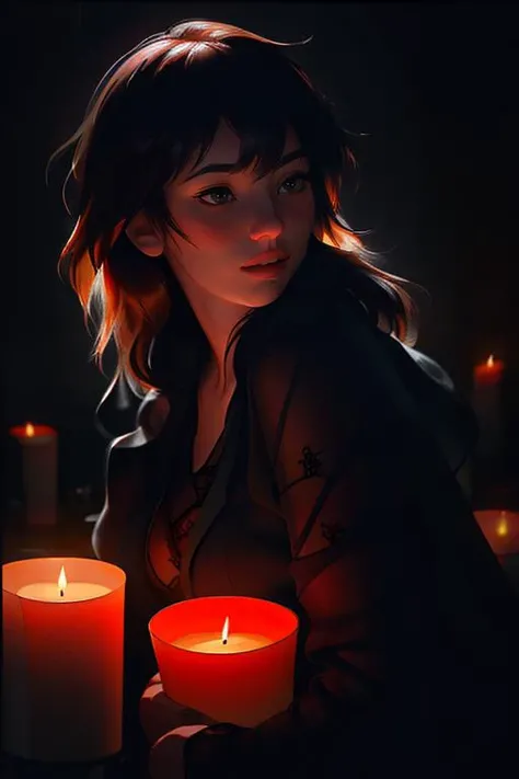 DEN_daria_romaneta
in a dark room in (pitch black:1.2) amongst a (candle light vigil:1.2), (candles:1.1), (candle light:1.1), (pitch black room:1.2), (darkness:1.1), wearing a (sheer robe:1.1), robe, sheer, (lots of candles:1.2),
bokeh, f1.4, 40mm, photorealistic, raw, 8k, textured skin, skin pores, intricate details  <lora:epi_noiseoffset2:1>, epiCRealism <lora:ClothingAdjuster3:-1.3>