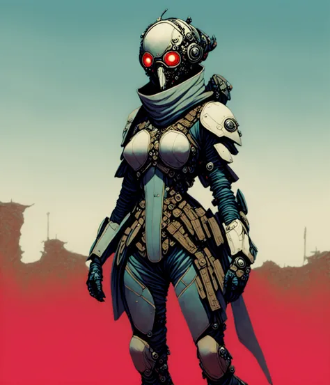 photo, BREAK
an attractive woman [gunslinger:bountyhunter:0.4] rogue BREAK
(CyberRonin style a woman in a [french cuirass|space suit standing] in front of a colorful background:0.4) BREAK
(EndtimesFuturism style a drawing of a woman with a lot of parts on his body:0.3) BREAK
(EndtimesNinja style a drawing of a demonic looking creature made out of metal parts:0.3) BREAK
detailed emptystreet style background energy lightning <lyco:DesuZenkaiV21beta2-lyco:1>