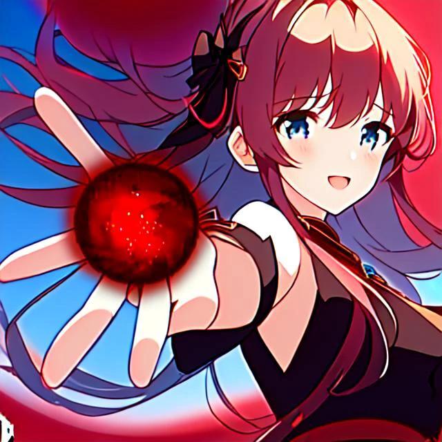 1girl,anime,solo,masterpiece,best wuality,4k,<lora:PowerSphere-V1_0:1>,(pwrsphr magic,red sphere:1.3),