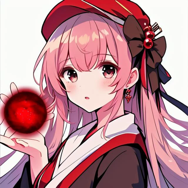 1girl,anime,solo,masterpiece,best wuality,4k,<lora:PowerSphere-V1_0:1>,(pwrsphr magic,red sphere:1.3),