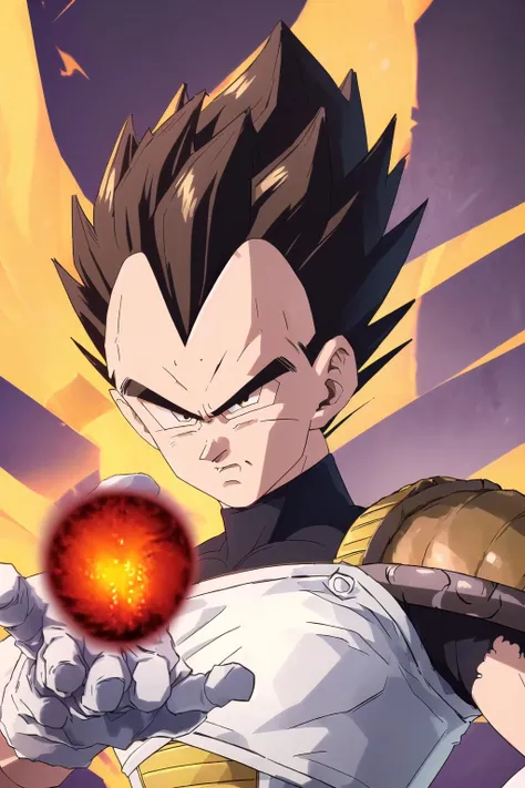 best quality, ultra-detailed, (1boy, solo, <lora:dbz_vegeta:1:1,0,0,0,0,0,0,1,1,1,0,0,0,1,0,0,0,1,1,1,1,1,1,0,0,0>, vegeta, black spiked hair, black eyes, armor, white gloves, with torn clothes, covered in scars, <lora:PowerSphere-V1_0:1:1,0,0,0,0,0,0,1,1,1,0,0,0,1,0,0,0,1,1,1,1,0,0,0,0,0>, pwrsphr magic,yellow sphere:1.3), in the wilderness desert