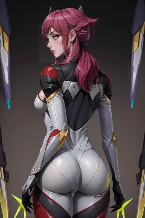 (masterpiece, best quality), intricate details,
1girl, <lora:super_galaxy_elise:0.8> super galaxy elise, 1girl, spider girl, bodysuit,
from behind, ass focus,