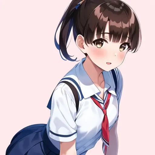 masterpiece, best quality, 1girl, short hair, brown hair, ponytail, school uniform, katou megumi, <lora:qqq-katou_megumi-v1:0.8>