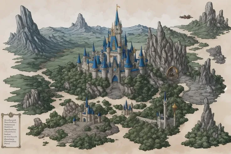 <lora:MapDraw:0.8> mapdraw, fantasy magic kingdom of crystal godmetal, style of larry elmore, style of Mattias Adolfsson <lora:add_detail:0.5>