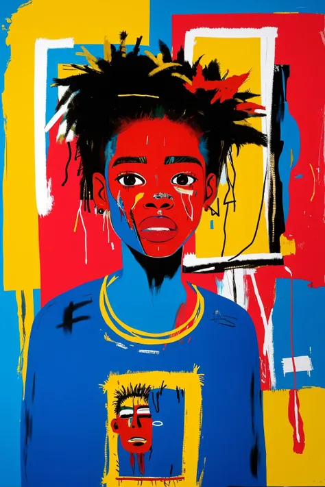 1 girl
abstract
by Jean-Michel Basquiat