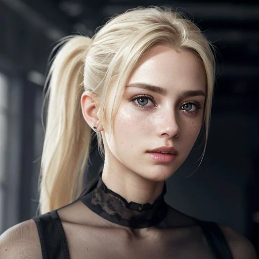 <lora:detailer:1.3> ,(8k, RAW photo, highest quality),(epic realistic:1.5), a girl, dynamic posture,erotic face, black see-through shirt, (detailed eyes:0.8), intimate, (looking at the camera:1.4), (highest quality), (best shadow),intricate details,cinematic,((skin:1.4)),interior, (long ponytail blonde hair:1.3),dark forest,(hdr:1.5),detailed, muted colors, (freckles:0.6)
