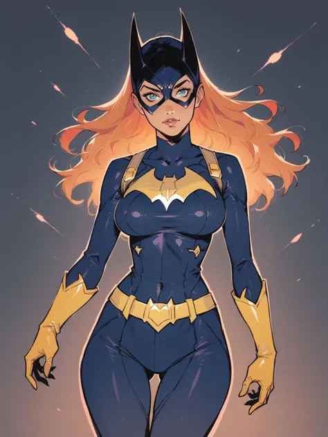 rotoscope, score_9, score_8_up, score_7_up, score_6_up, score_5_up, rating_safe, disney style cartoon, batgirl, dynamic pose, (thick thighs, wide hips:0.5) <lora:BalsamiqueLycoXL:0.5> <lora:g4l4xyXLP:0.5> g4l4xy, <lora:KuvshinovLycoXL:0.5> <lora:m03b1us:0.5> m03b1us BREAK flat color, cel shading, rotoscope, (thick thighs:0.2), large breasts,