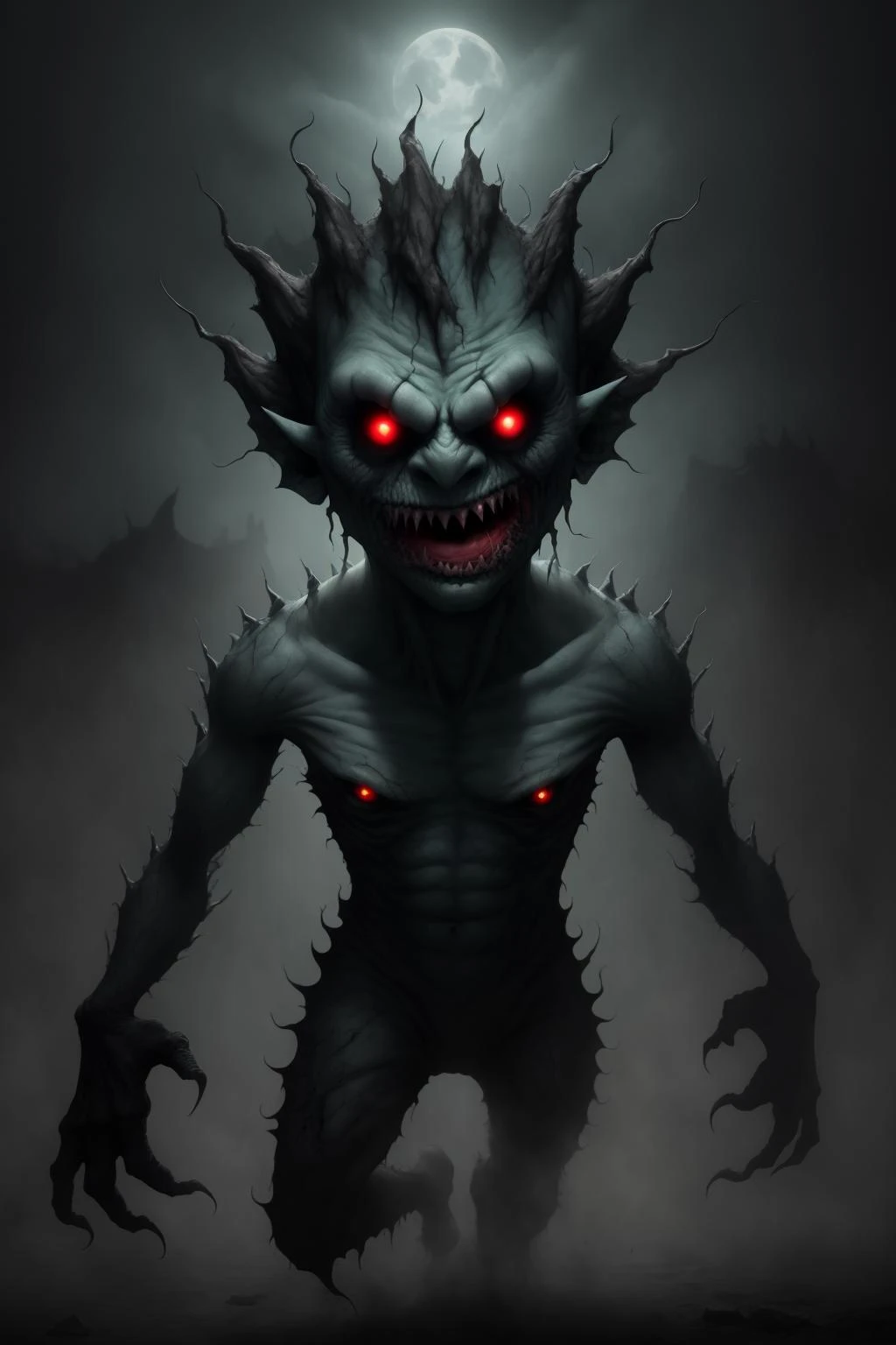MAEK SCARY MONSTER!,