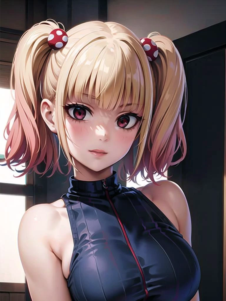 1girl, solo,(best quality),(masterpiece:1.1), upper body, looking_at_viewer, dynamic angle, cute, clear facial skin,