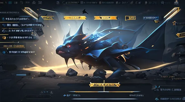 masterpiece,best quality,ultra-detailed,(buttons),(text:1.2),dark,Dark Theme,Bat Dance,castle,official art,comfortable color scheme,reasonable game interaction,beauty and aesthetics,graphic design,game interface interaction,title,content,clear,HD Transparent background,3D rendering 2D,objectification,fantasy, <lora:UI_20230626233443:1>