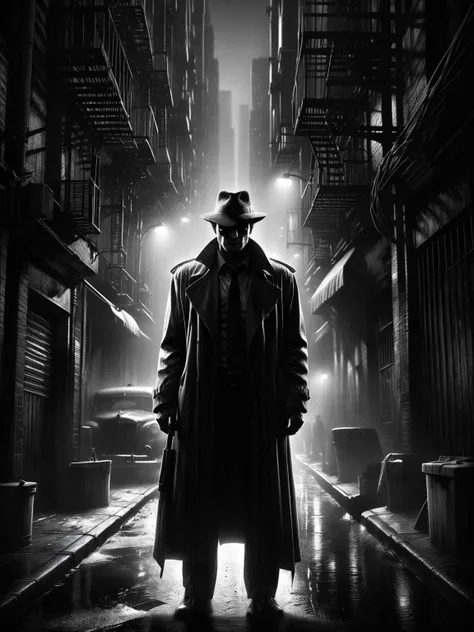 A vigilante lurking in the shadows, ready to confront the city's corruption, dark and brooding hero, graphic novel noir <lora:Sin_City_Movie_Style_SDXL:1> mad-sincity, (masterpiece:1.2), best quality, (hyperdetailed, highest detailed:1.2), high resolution textures