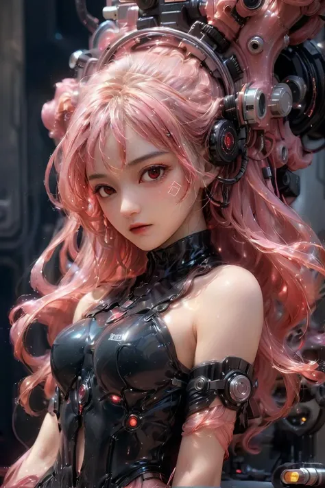 (close-up), detailed_background indoor, portrait, cute, 1girl, <lora:HandFineTuning_XL:1> <lora:20240124-1706086849818:0.8> soft light
cyberpunk, crimson, cable
masterpiece, best quality
<lora:20231017-1697481265326:0.4> crystal babe, dynamic pose, dynamic angle