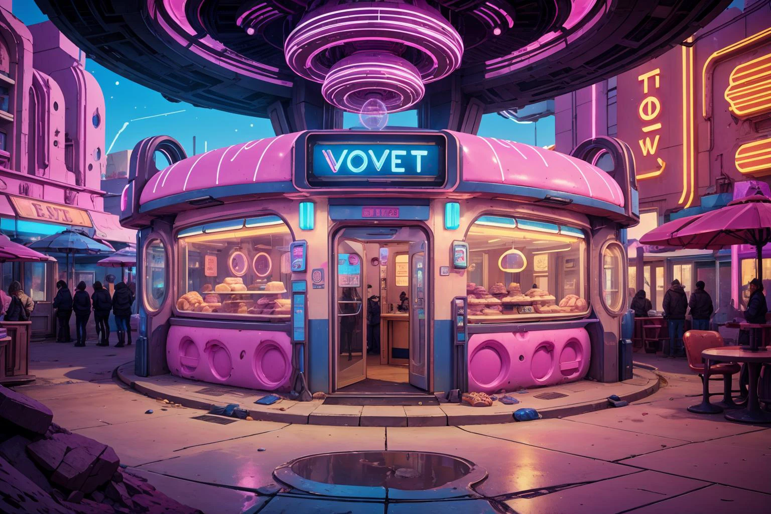 <lora:mvvwdt:0.65> mvvwdt donut shop <lora:add_detail:0.25> <lora:realistic:0.25> <lora:ClothingAdjuster3:-0.25> <lora:waterVFX:0.25>