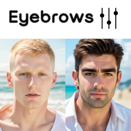 Thick Eyebrows Slider