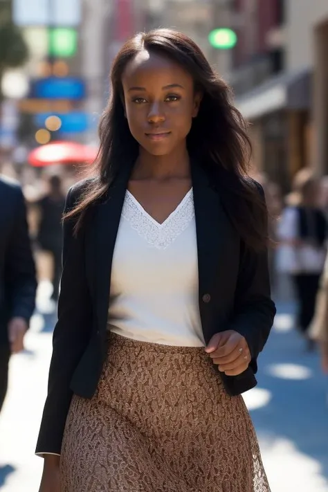 DEN_jezzabel_vessirMK2,
walking down Hollywood boulevard, a busy street scene, public, bustling, crowds, wearing a skirt and blazer,
bokeh, f1.4, 40mm, photorealistic, raw, 8k, textured skin, skin pores, intricate details <lora:epi_noiseoffset2:1>, epiCRealism, <lora:ClothingAdjuster3:-1.0>