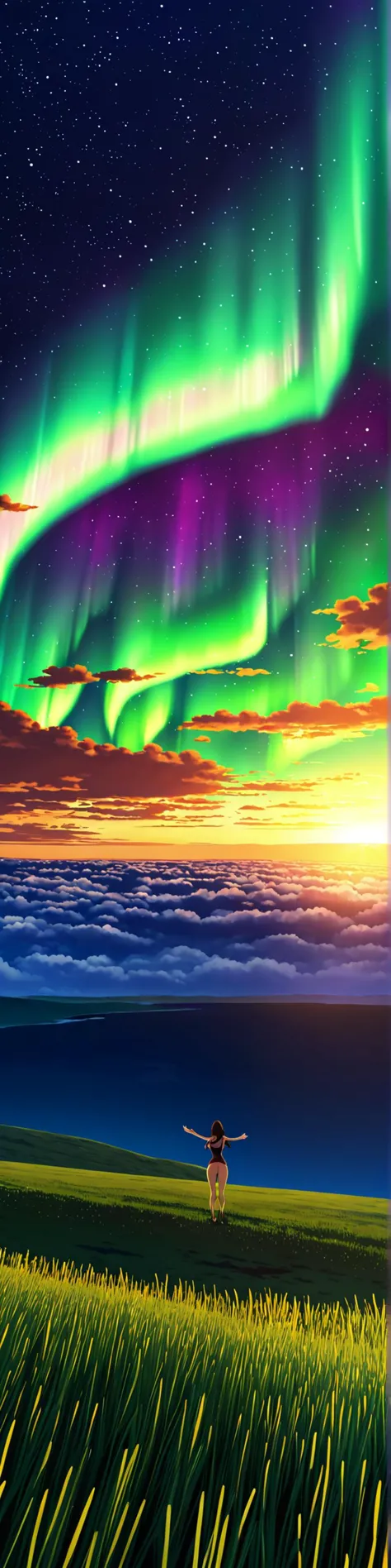 score_9, source_anime, score_8_up, score_7_up, 1girl:skindentation:.5, 1girl:solo:.5, huge breasts, pov, aurora:starry sky:.5, horizon:sunset:.3, dynamic pose, perspective, depth of field, scenery,