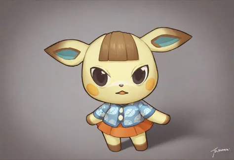 artistic design inspired by Animal Crossing
