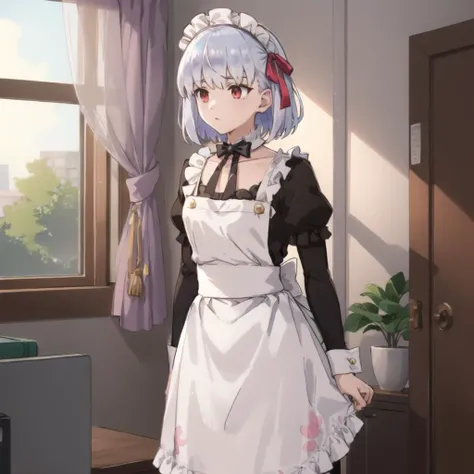 mstk,kama_sml,short_hair,standing at desk,best quality,masterpiece,<lyco:kama_v4:1.0>