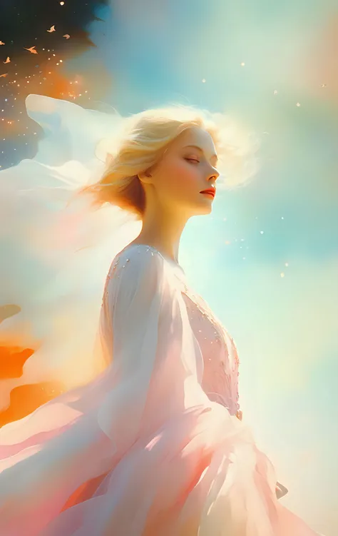 dreamscape impressionist painting , loose brushwork, vibrant color, light and shadow play, captures feeling over form,by Paolo Uccello and Martin Stranka, Watercolor color guide,a perfect pretty girl, dreamlike,
Ultra High Resolution, wallpaper, 8K,Rich texture details, hyper detailed, detailed background, detailed eyes,dramatic angle, epic composition,professional lighting,
SimplepositiveXLv1 . surreal, ethereal, dreamy, mysterious, fantasy, highly detailed