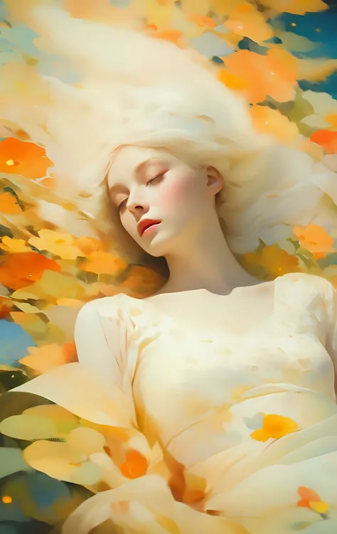 dreamscape impressionist painting , loose brushwork, vibrant color, light and shadow play, captures feeling over form,by Paolo Uccello and Martin Stranka, Watercolor color guide,a perfect pretty girl, dreamlike,
Ultra High Resolution, wallpaper, 8K,Rich texture details, hyper detailed, detailed background, detailed eyes,dramatic angle, epic composition,professional lighting,
SimplepositiveXLv1 . surreal, ethereal, dreamy, mysterious, fantasy, highly detailed