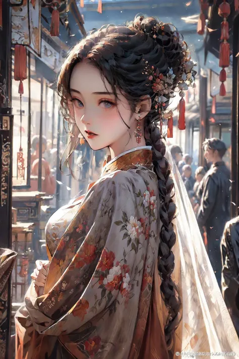 (masterpiece, top quality, best quality, official art, beautiful and aesthetic:1.2),(1girl),extreme detailed,colorful,highest detailed,masterpiece,best quality,1girl,solo,Chinese clothes,Chinese style, glowing, <lora:try2:1>, <lora:Chinese style_20230608155715:0.8>
