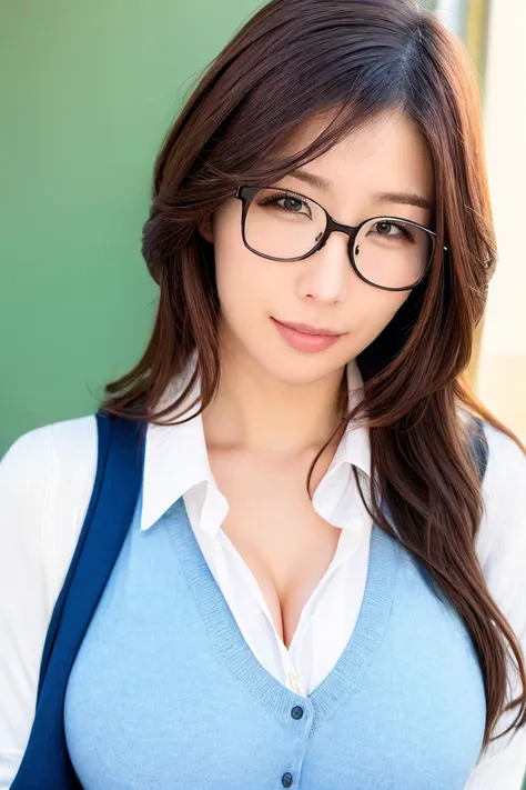 1girl, ayumishinoda_jav, breasts, long hair, parted lips, glasses, <lora:JAV_ayumi_shinoda_v1_epoch_8:1.0>
wearing teacher outfit,
looking at viewer, shot using canon DSLR,
detailed body, attractive body, perfect human body, realistic face,
(ultimate quality, masterpiece, highres:1.0), realistic:1.0, photorealistic,